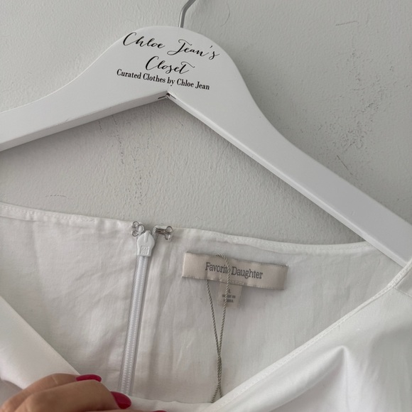 FAVORITE DAUGHTER Catherine White Flare Dress L - Picture 9 of 9